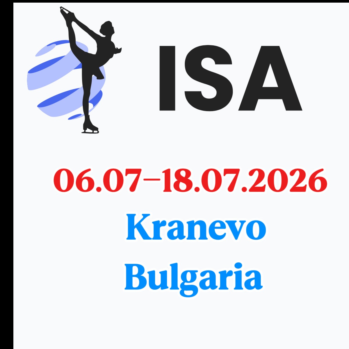 06.07-18.07.2026 International Figure Skating Academy Ice Star Kranevo Bulgaria