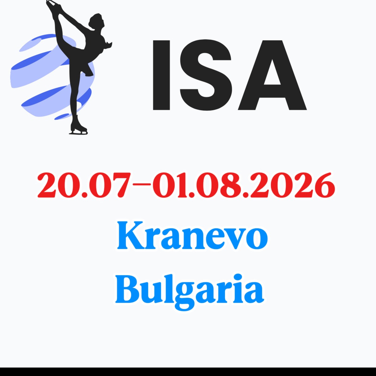 20.07-01.08.2026 International Figure Skating Academy Ice Star Kranevo Bulgaria